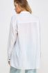 BLACK & WHITE RELAXED STRIPE SHIRT